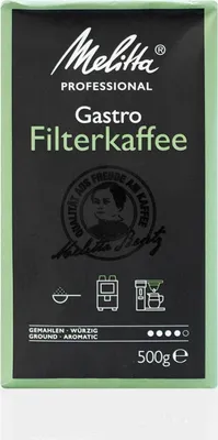 Produktbild von Melitta Gastronomie Filterkaffee Röstkaffee würzig und ergiebig - 500g Kaffee gemahlen
