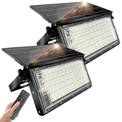 Obrázok produktu pre 50W LED solárne svetlo s diaľkovým ovládaním pre vonkajšie použitie