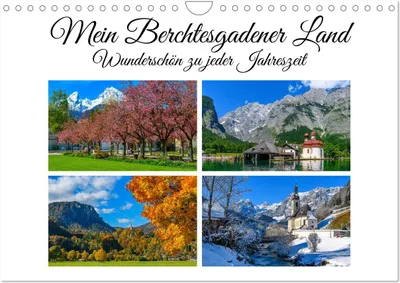 Produktbild von Mein Berchtesgadener Land - Wunderschön zu jeder Jahreszeit (Wandkalender 2026 DIN A4 quer), CALVENDO Monatskalender