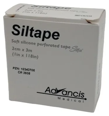Produktbild von SILTAPE 2 cmx3 m Silikonpflaster