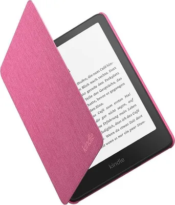 Produktbild von Amazon Kindle Paperwhite 2024 fabric cover - raspberry