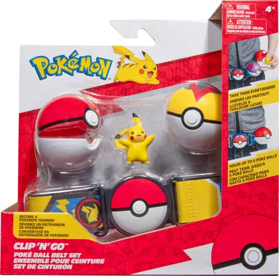 Produktbild von Jazwares Spiel Seturon Set Poké Ball. Levelball Und Pikachu Pokémon Gelb  Gelb One Size