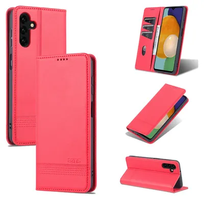 Produktbild von Galaxy A13 5G Leder Hülle, Klapphüllen Brieftasche Magnetverschluss Ständer Schutzhülle für Samsung Galaxy A13 5G Rosa