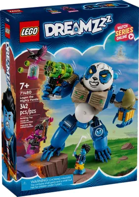 Obrázek produktu pro LEGO DREAMZzz Velká panda Logan, Sada na stavění, 7 rok/roky, Plast, 342 kusů, 459 g