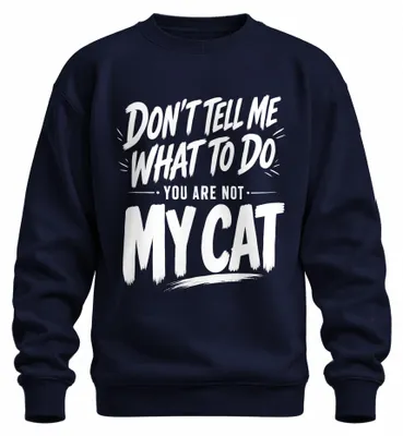 Immagine prodotto di "Non dirmi cosa fare. Non sei il mio capo." Felpa con cappuccio, blu navy, taglia XL