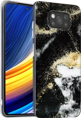 Immagine prodotto di Custodia per Xiaomi Poco X3 Pro / X3 Copertura protettiva Marble Motif Custodia per telefoni cellulari Silicone Slim Cover