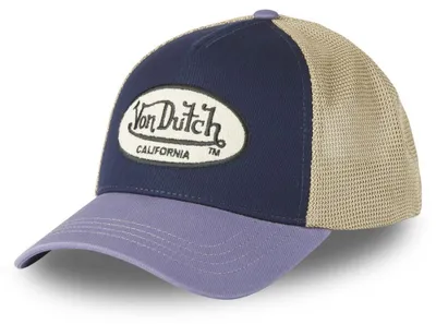Produktbild von Von Dutch Trucker Cap Terry purple/navy/beige