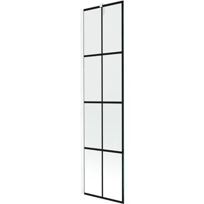 Image de Mexen Next Pare-baignoire 1 vantail 50 x 150 cm, Motif noir, blanc - 895-050-000-00-77-20