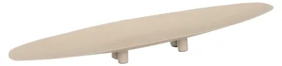 Immagine prodotto di Accessorio per la tavola - Centrotavola in ferro - Colore crema, 43,5 x 9,5 cm
