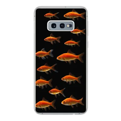 Produktbild von MuchoWow® Handyhülle Schutzhülle Hülle für Samsung Galaxy S10e Goldfisch - Tiere - Schwarz Silikon Softcase Handy Hülle - Handy