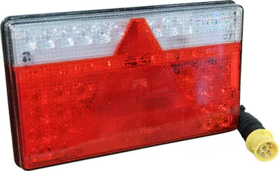 Aspock Rechteckige LED-Rückleuchte 241x141x54 Links 35-0203-027