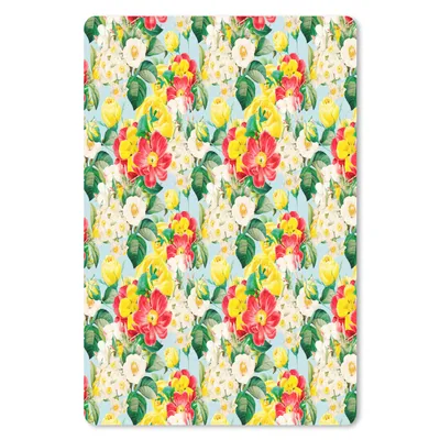 Produktbild von MuchoWow® Mauspad Mousepad Blumen - Frühling - Muster 18x27 cm - Mousepads - Maus Mat - Pad - Mausunterlage