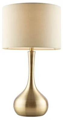 Image de Lampe de table PICCADILLY en laiton, 1xE14x15W, métal, dimensions : 42x23x23 cm, IP20, Endon