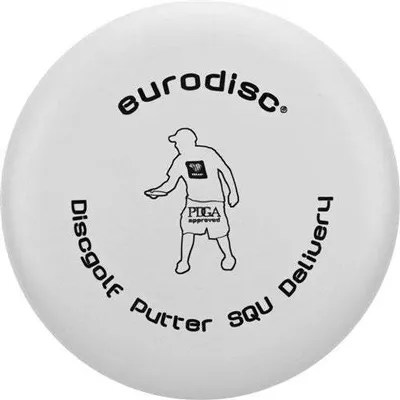 Produktbild von Discgolf Scheibe Eurodisc Discgolf putter standaard White EDDGSQWHDL Weiß 23 cm