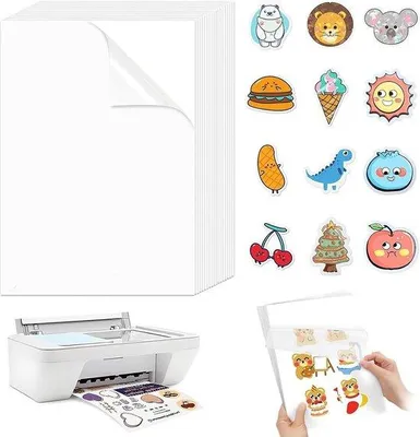 Productafbeelding van Famanu A4 zelfklevend vinyl stickerpapier - 20 waterbestendige vellen
