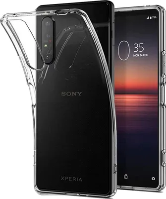 Produktbild von Schutzhülle für Sony Xperia 10 II Hülle Transparent Slim Cover Clear Case