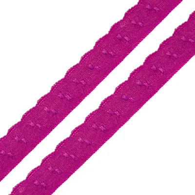 Produktbild von Wäschegummi 10% Elasthan Faltgummi 10mm Dessousgummi Falzgummi Bogenkante ab 1m