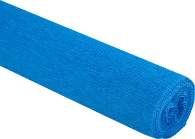 Produktbild von Floristen-Krepppapier, 50 x 250 cm, 128 g/m², farbfest Blau