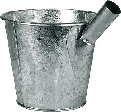 Obrázok produktu pre Kerbl Jaucheschöpfer verzinkt, Schöpfer mit Tülle, 6,5 Liter 24 cm Schöpfkelle