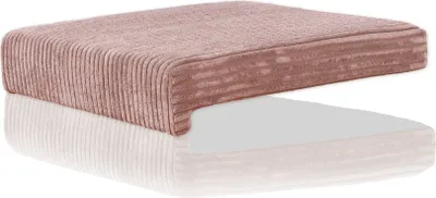 Produktbild von Lycce Bankauflage Klemmkissen 1 Leiste Cordstoff extra Polsterung, für Banktiefe ab 35 cm, Farbe:powder rosa