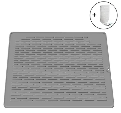Imagen del producto de Omgoods - Alfombrilla de silicona antideslizante para cubiertos, de gran tamaño