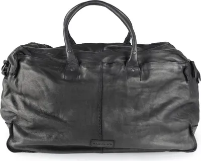 Produktbild von HAROLD'S Leder Reisetasche Submarine Travelbag Black schwarz