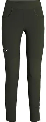 Image de Salewa - Collant de sport pour femmes, modèle Agner Durastretch, couleur olive, taille 36