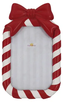 Immagine prodotto di Clayre & Eef, cornice per foto, colore rosso, plastica