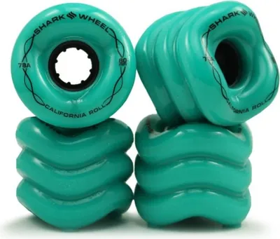 Zdjęcie produktu dla Kółka do deskorolki - Sk8 - California Roll - 60 mm 78a - Turkusowe - Shark Wheel