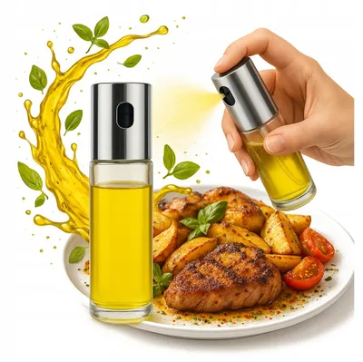 Imagen del producto de Bimberek, pulverizador de aceite de vidrio, 100 ml. Atomizador para aceite, ideal para la cocina