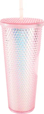 Zdjęcie produktu dla 710ML/24OZ Kubek na wodę o dużej pojemności Matowy kubek wielokrotnego użytku z szerokim otworem i szczelną pokrywką ze słomką
