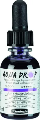 Produktbild von Schmincke Aqua Drop Aquarell Amethystviolett 30ml 24400034 Airbrush Illustration