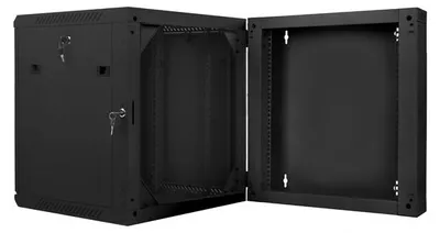 Immagine prodotto di Lanberg WF02-6612-10B LANBERG DOPPELWANDIGER 19" 12U 600X600 WANDMONTIERTER EINBAU