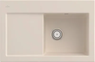 Produktbild von Villeroy & Boch Keramikspüle 671401FU, Subway 45 Einbauspüle - inkl.