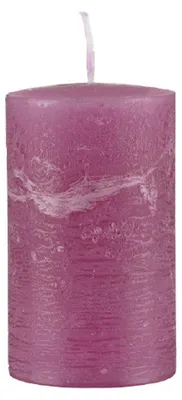 Produktbild von durchgefärbte Rustic Kerzen Pink 100 x Ø 50 mm, 1 Stück