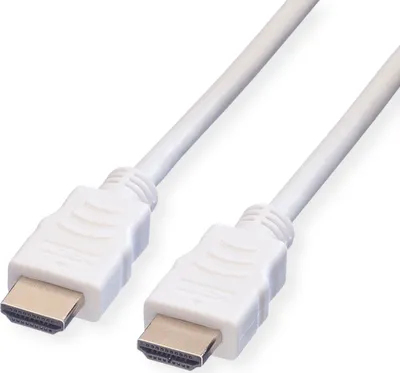 Produktbild von VALUE HDMI High Speed Kabel mit Ethernet, weiß, 7,5 m