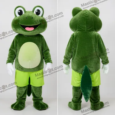 Obrázek produktu pro Zelený MASTICOT sametový žabí maskot