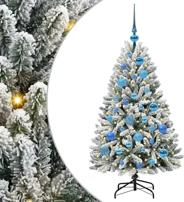 Immagine prodotto di vidaXL Albero di Natale artificiale, 120 cm, 150 LED, luce bianca calda
