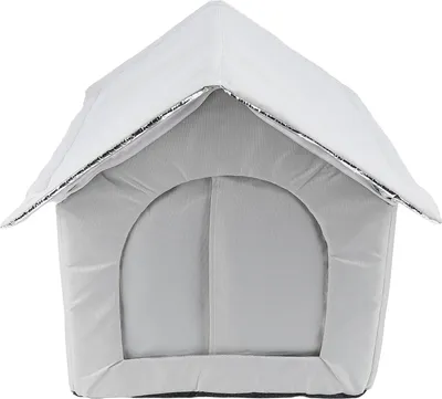 Imagen del producto de Caseta para gatos, para exteriores, resistente al agua, resistente a la intemperie, espaciosa, cerrada e aislada para proteger a perros y mascotas en invierno, color gris