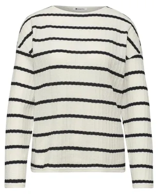 Produktbild von Street One Gestreiftes Strick-Look Shirt