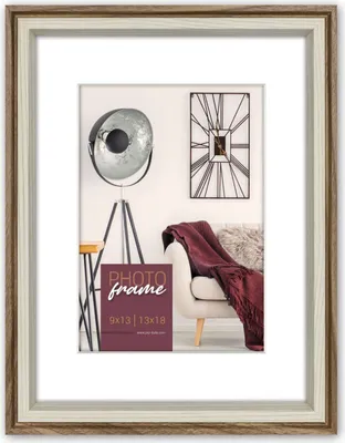 Obrázok produktu pre ZEP obrazový rám Palmi hnedý 30x40 cm s paspulkou 20x30 cm
