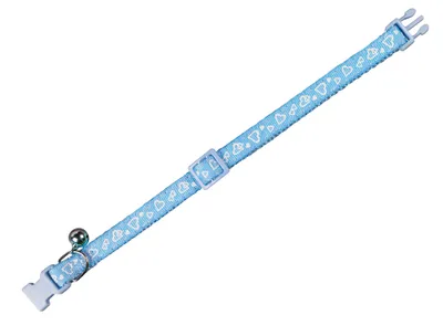 Produktbild von Nobby Katzenhalsband Herz hellblau