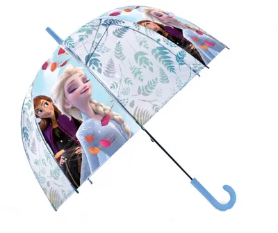 Produktbild von kinderschirme Frozen 2 PVC 45 cm blau/weiß