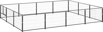 Image de Chenil Noir 12 m² Acier