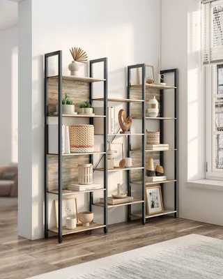 Produktbild von VASAGLE Bücherregal, Standregal 14 Ablagen Regal für Wohnzimmer