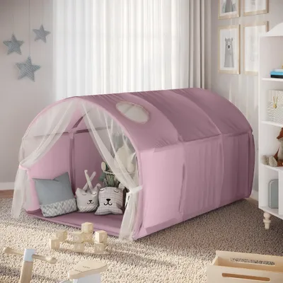 Zdjęcie produktu dla Namiot tunelowy Vitalispa Kubby Różowy 100 x 80 cm z oknem i siatką, Model 55815