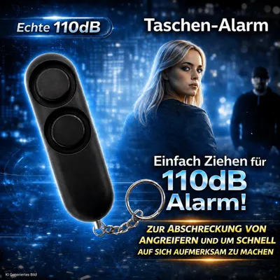 Produktbild von Panikalarm für Handtasche Personenalarm Taschenalarm 110db Taschenalarm Alarm