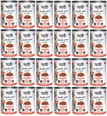 Produktbild von TUF TUF Katzenfutter STÜCKE IN SAUCE Rindfleisch 415 g x 24