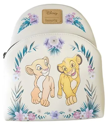 Immagine prodotto di Zaino Loungefly Disney, "Il Re Leone", con Simba e Nala, 26 cm