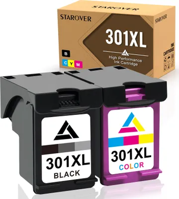 Produktbild von STAROVER 301 Druckerpatronen Kompatibel Für HP 301 XL Tinte OfficeJet 2620 2622 4630 4632 4634 4636 DESKJET 1000 1010 1510 2510 2514 2542 2543 2544